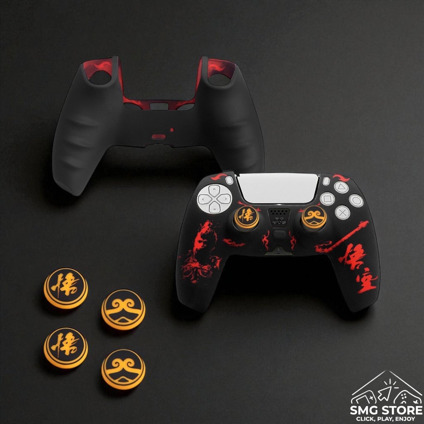 Cover in Silicone per DualSense Controller PS5 Playstation 5 Con Grip Stick