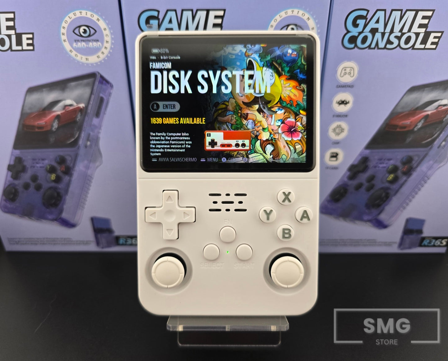 Console Retro R36S Original DUAL CHIP IPS 3.5 128GB Linux Arkos 2.0