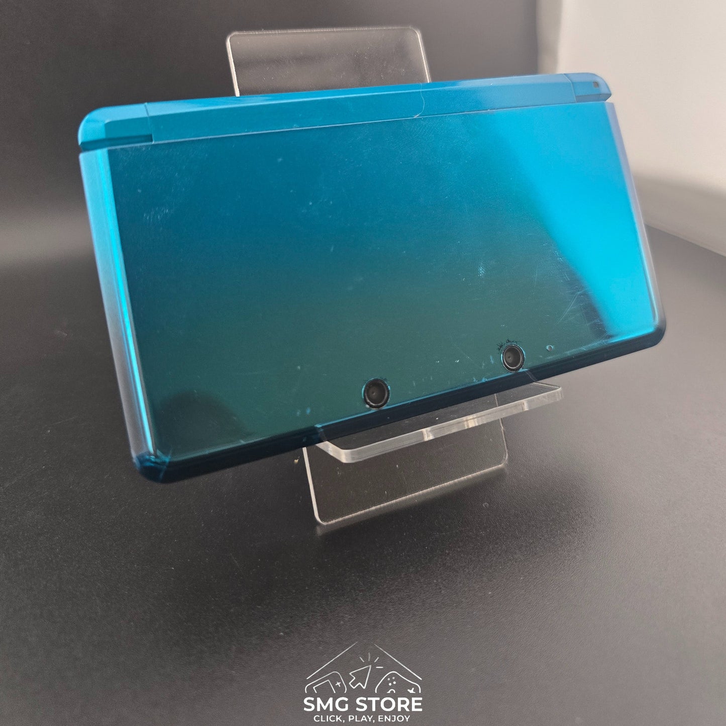 Nintendo 3DS Turchese Blu - Caricatore originale e 2 Giochi in 3D