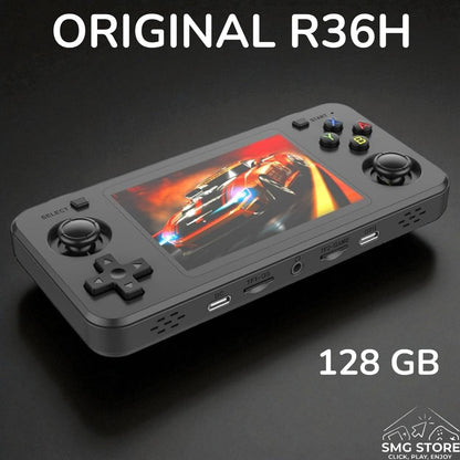 Console Retro R36H Original IPS 3.5 128GB Linux Arkos 2.0