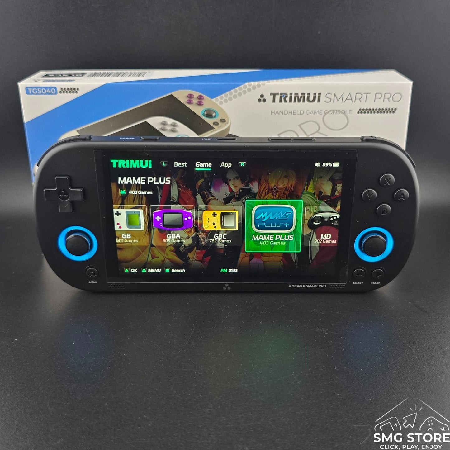 TRIMUI SMART PRO CROSSMIX OS 256 GB SD 60000 gioco CONSOLE DISPLAY 4.96